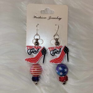 Trump Girl Earrings