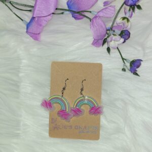 Rainbow earrings