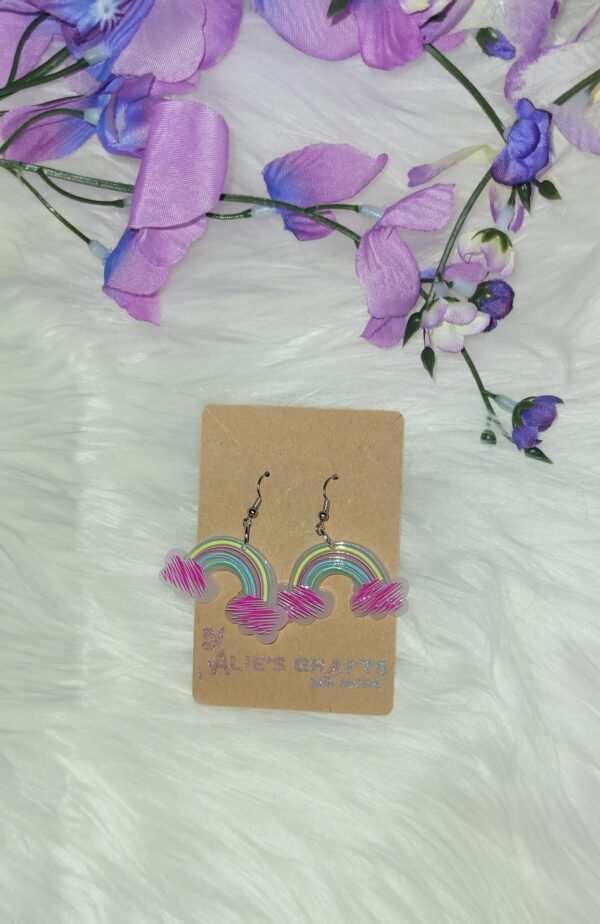 Rainbow earrings