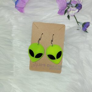 Alien earrings