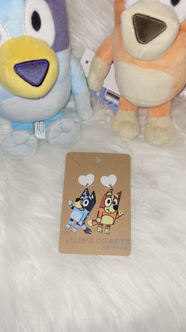 Bluey and bingo earrings