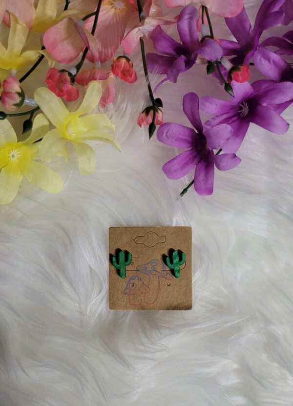 Cactus earrings