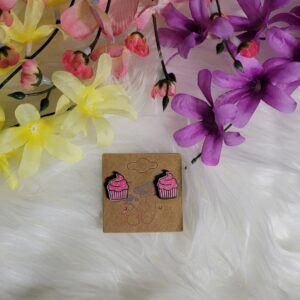 Cupcake earrings