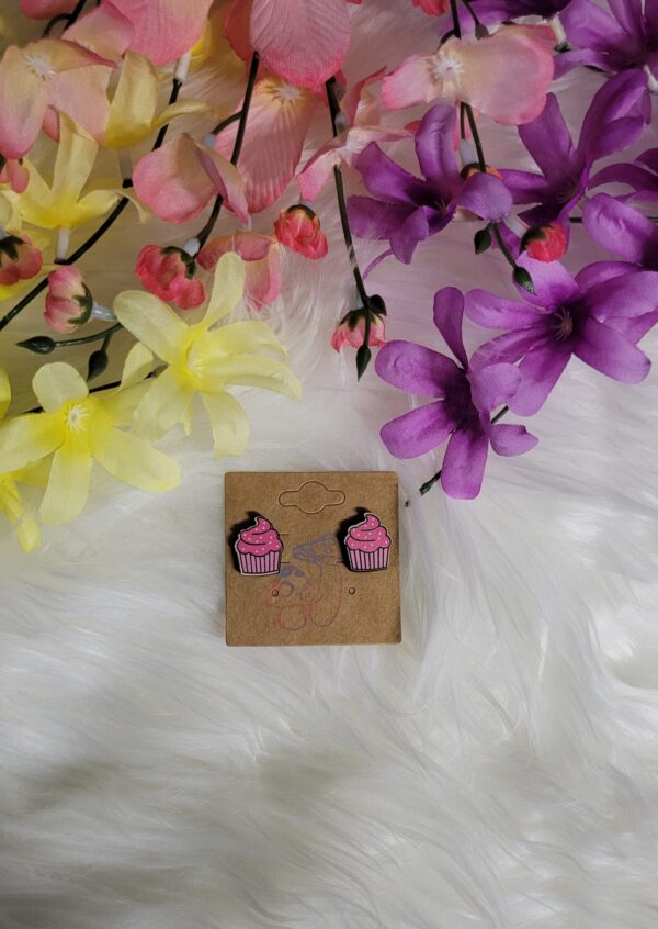Cupcake earrings