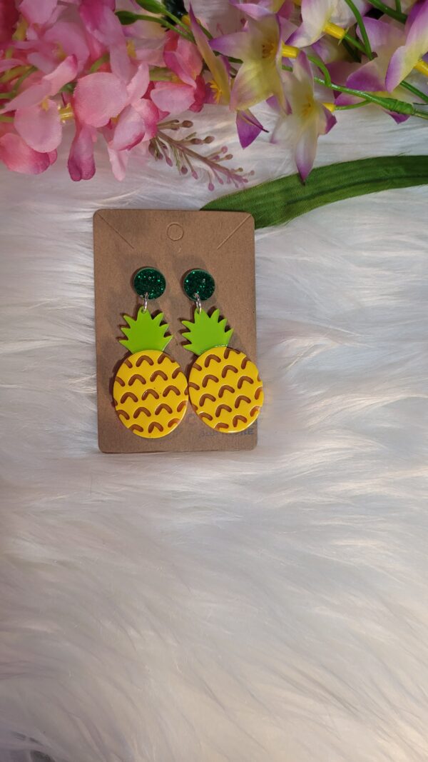 Who lives in a pineapple under the sea? Earrings