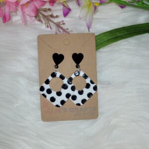 Polka-dot earrings
