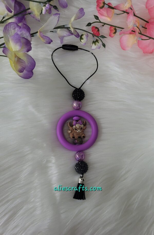 Addorable cow car charm - Image 2