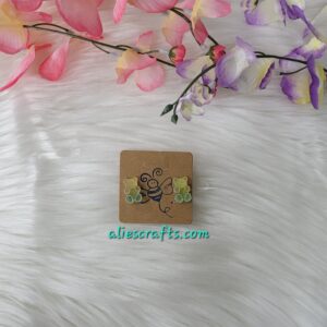Gummy bears yellow/green earrings