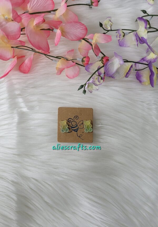 Gummy bears yellow/green earrings