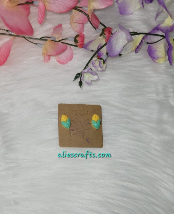 Its corn, I love corn earrings - Image 2