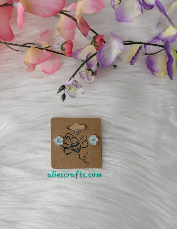 Flower with blig earrings - Image 2