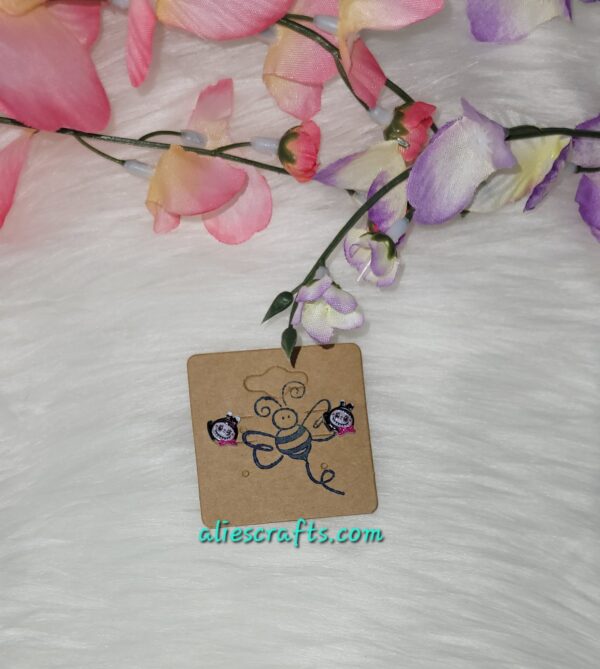 Labubu clown earrings