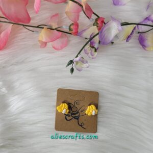 Banana earrings