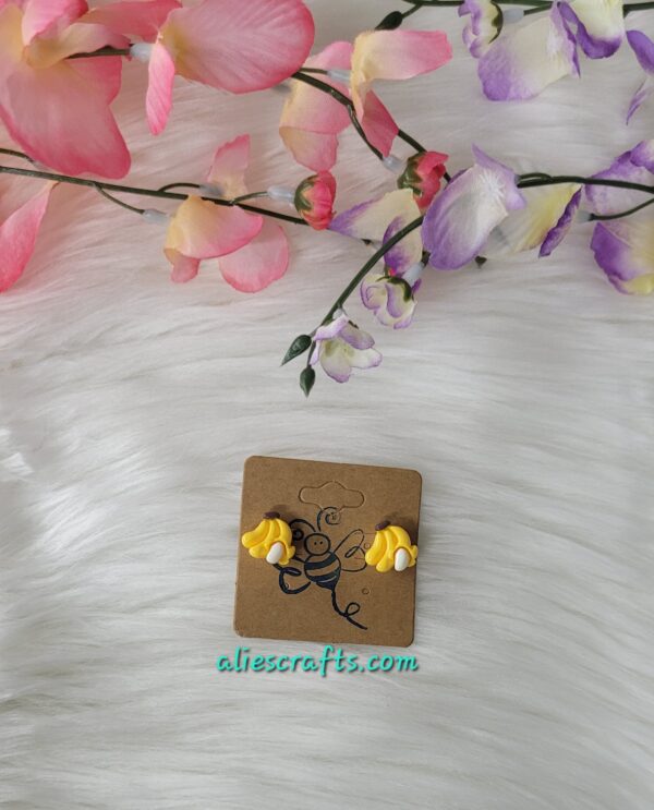 Banana earrings