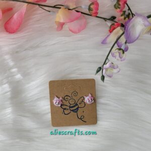 Clown labubu earrings