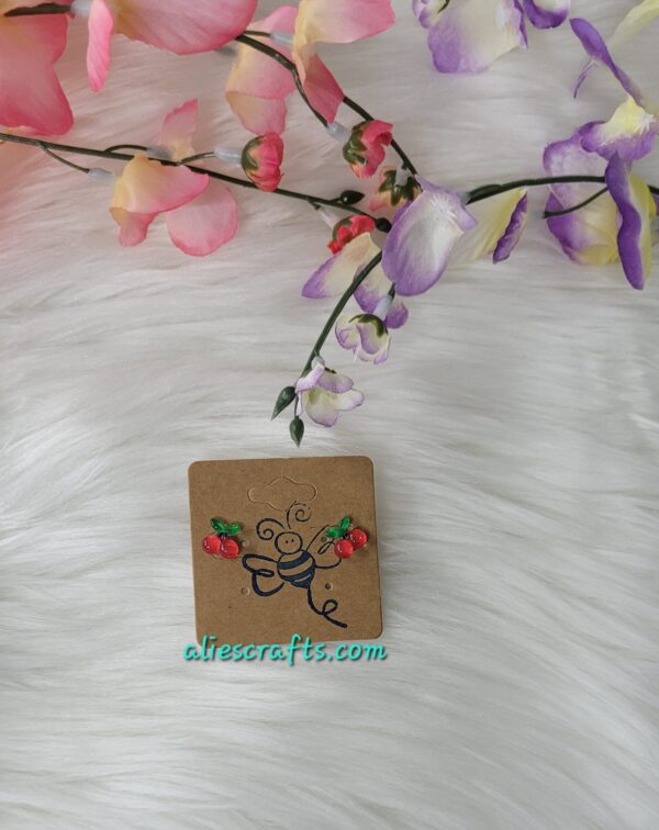 Cherry earrings - Image 2