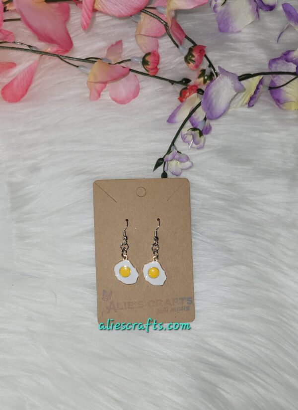 Egg charm earrings - Image 2
