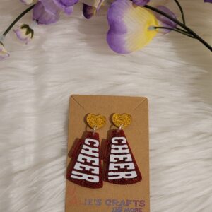 Cheerleader earrings