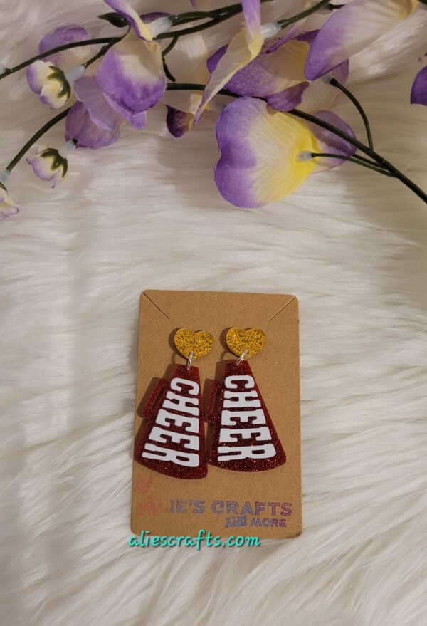 Cheerleader earrings