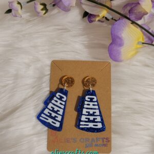 Cheerleader earrings