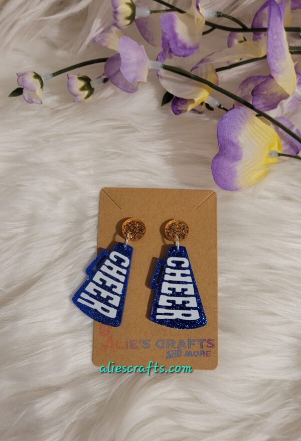 Cheerleader earrings