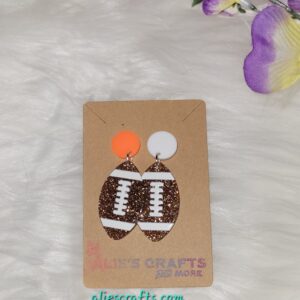 Football earrings