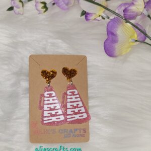 Cheerleader earrings