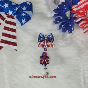 Flag bow badge