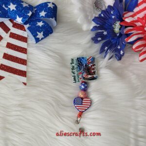 Land of the free badge