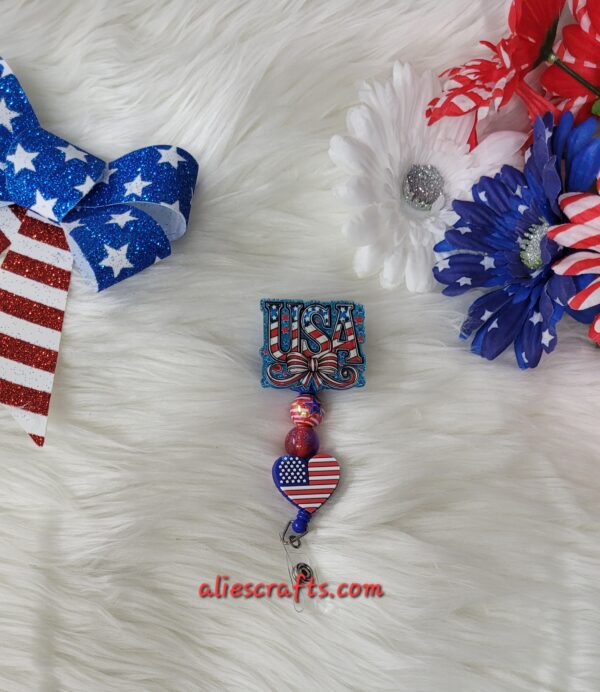 Usa flag badge - Image 2