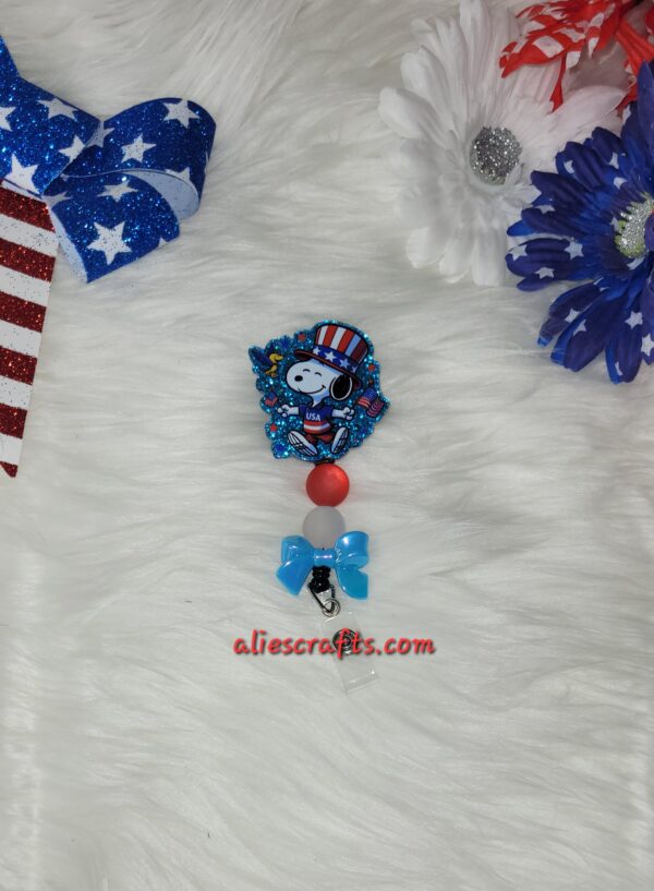 Snoppy patriotic badge - Image 2