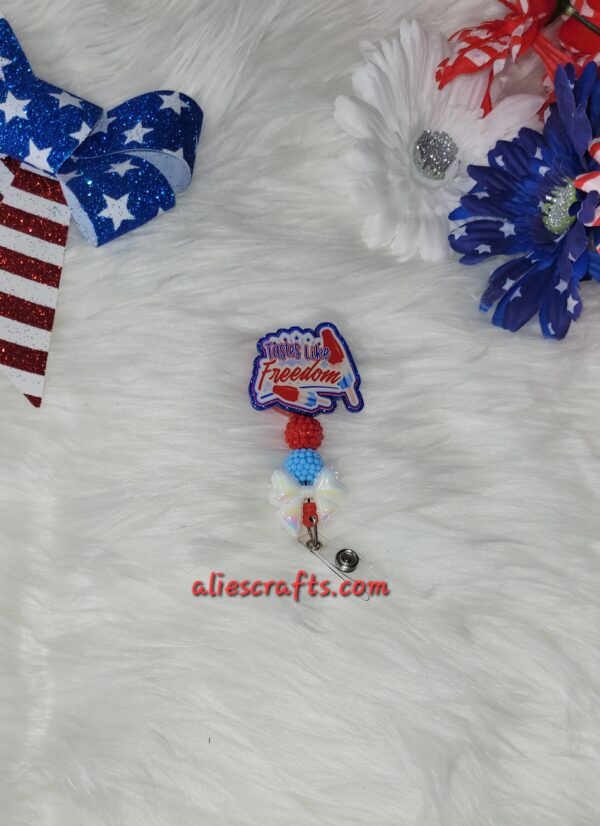 Taste like freedom ice cream badge - Image 3