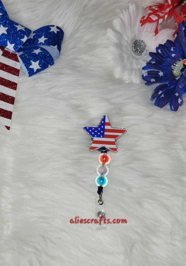 Star flag badge - Image 3