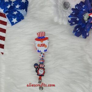 USA gnome badge