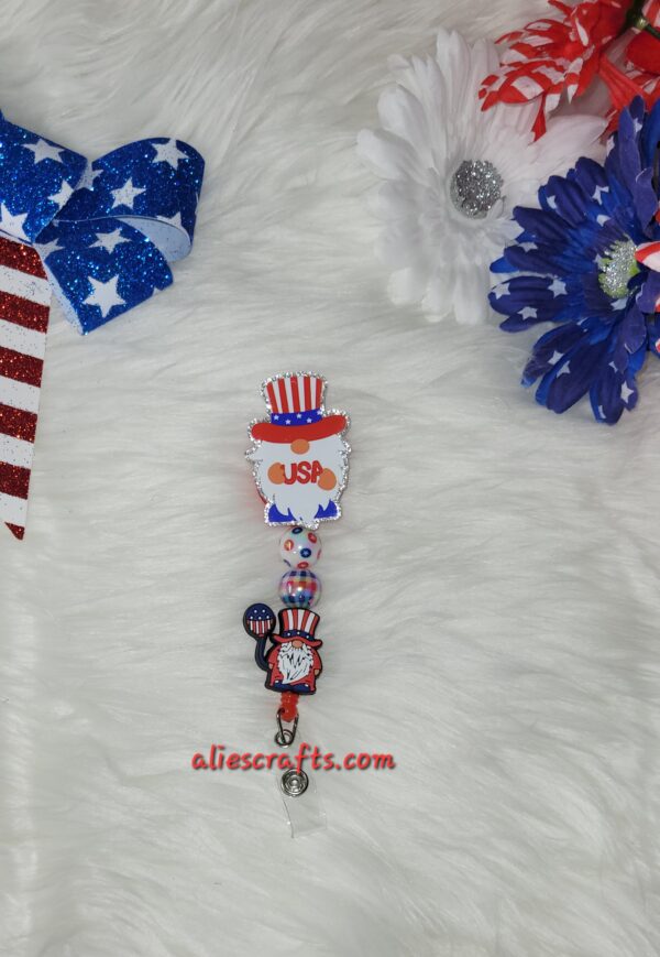 USA gnome badge