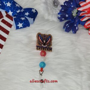Freedom eagle flag badge