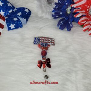 America cherry badge