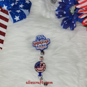 All American babe badge