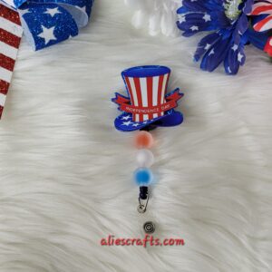 Independence day hat badge