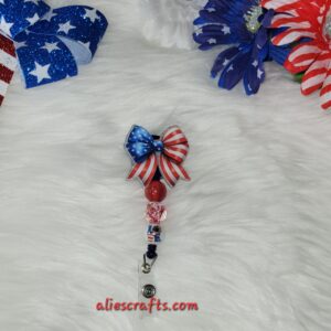 Flag bow badge