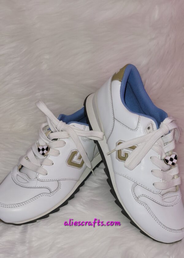Checkered heart shoe Charms - Image 4
