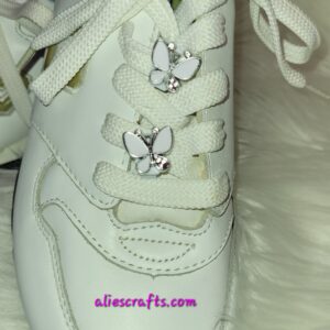 Butterfly shoe charms