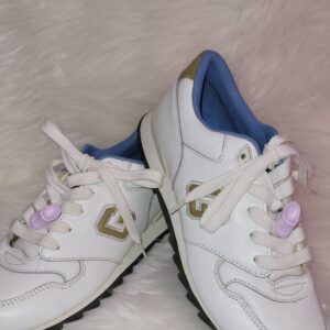 Purple clog shoe charms