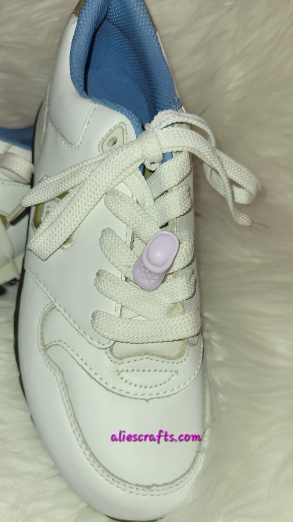Purple clog shoe charms - Image 3
