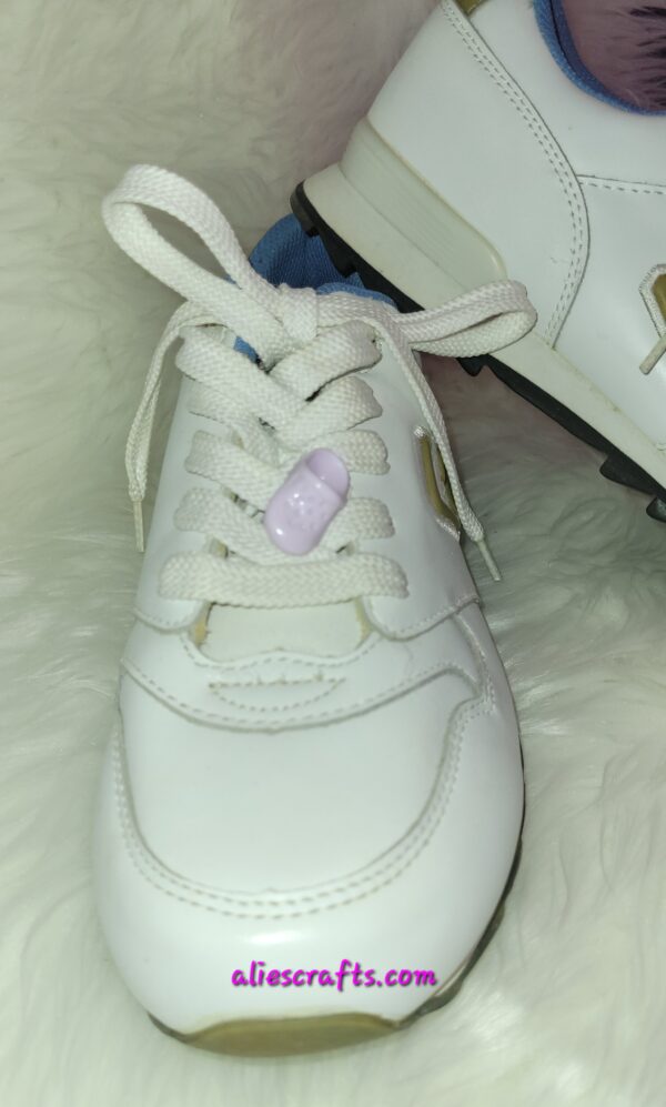 Purple clog shoe charms - Image 2