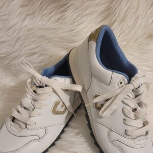 Luminous white rose shoe charms