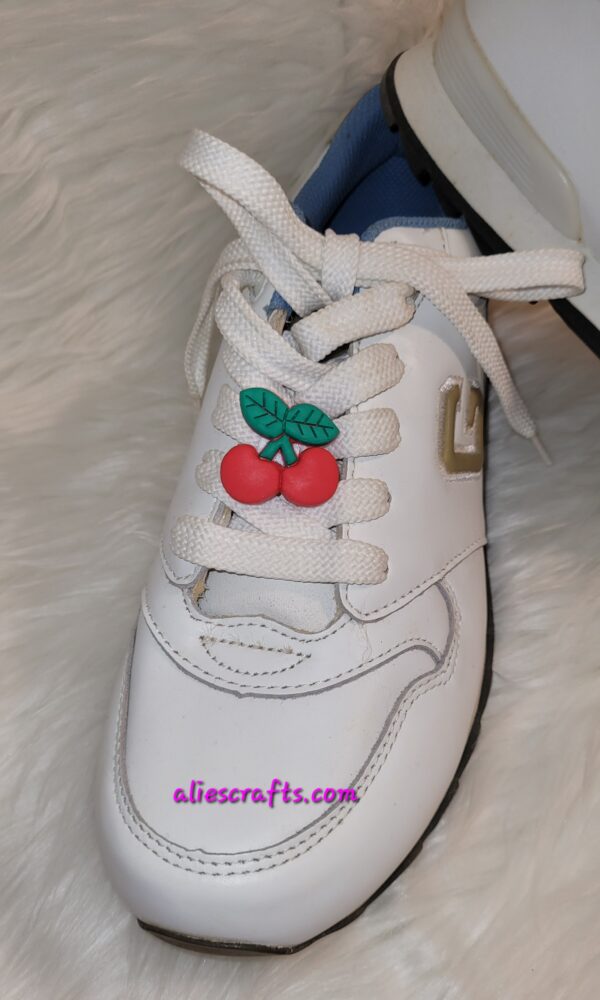 Cherry shoe charms - Image 3