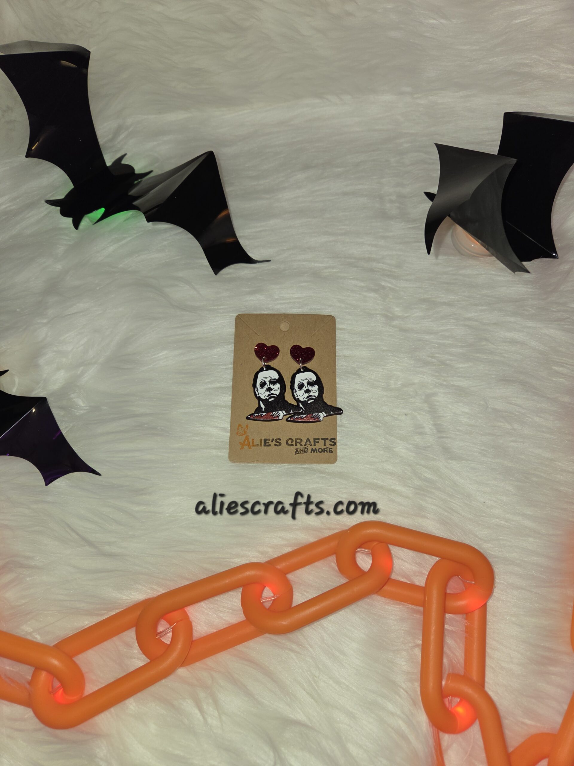 Michael Myers Halloween earrings