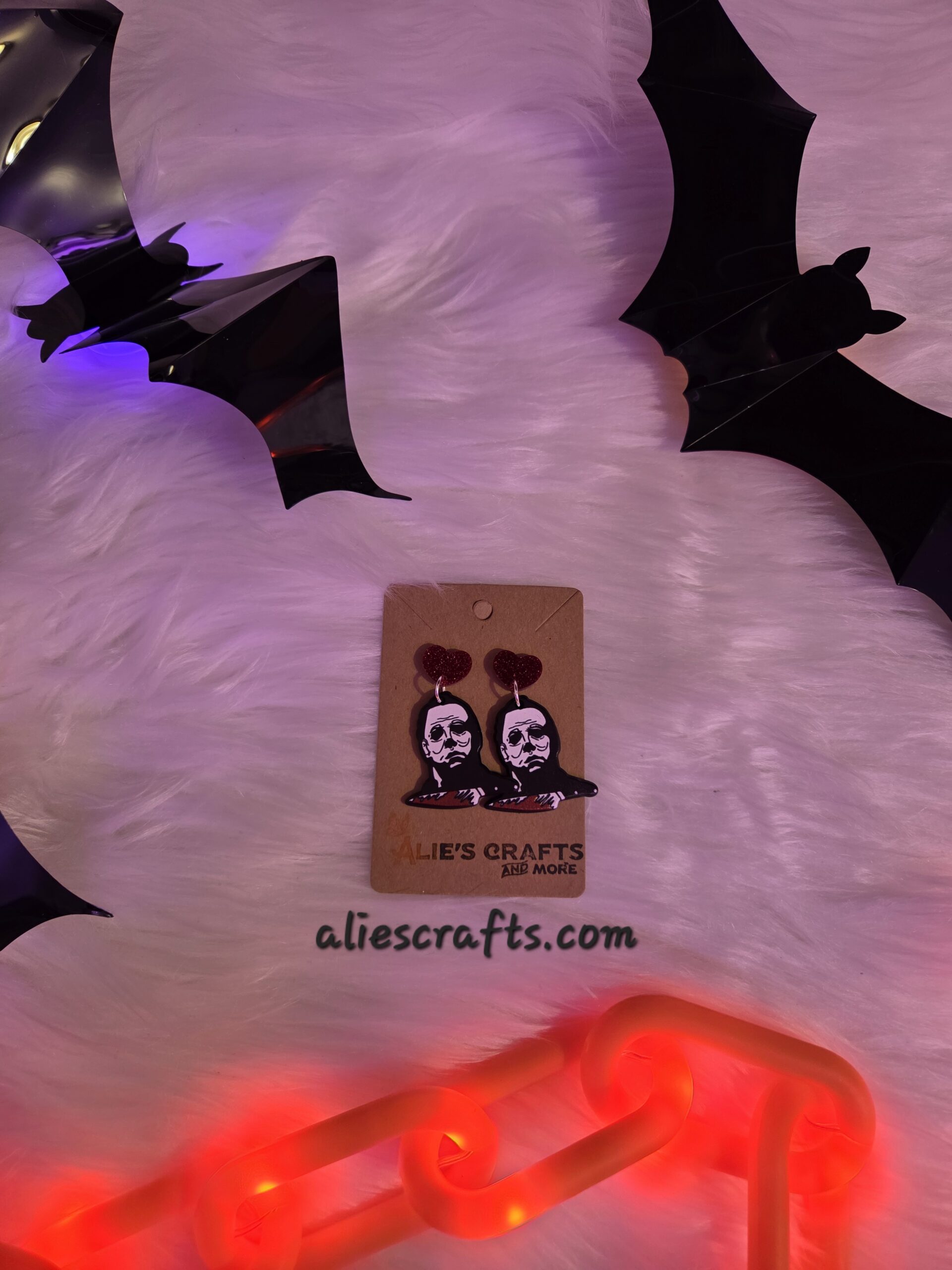 Michael Myers Halloween earrings - Image 4