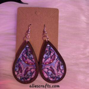 Summer loving skelly earrings